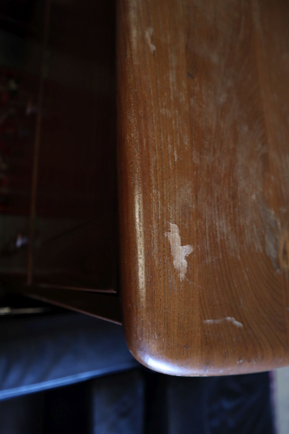 An Ercol cocktail cabinet, width 98cm, depth 46cm, height 150cm